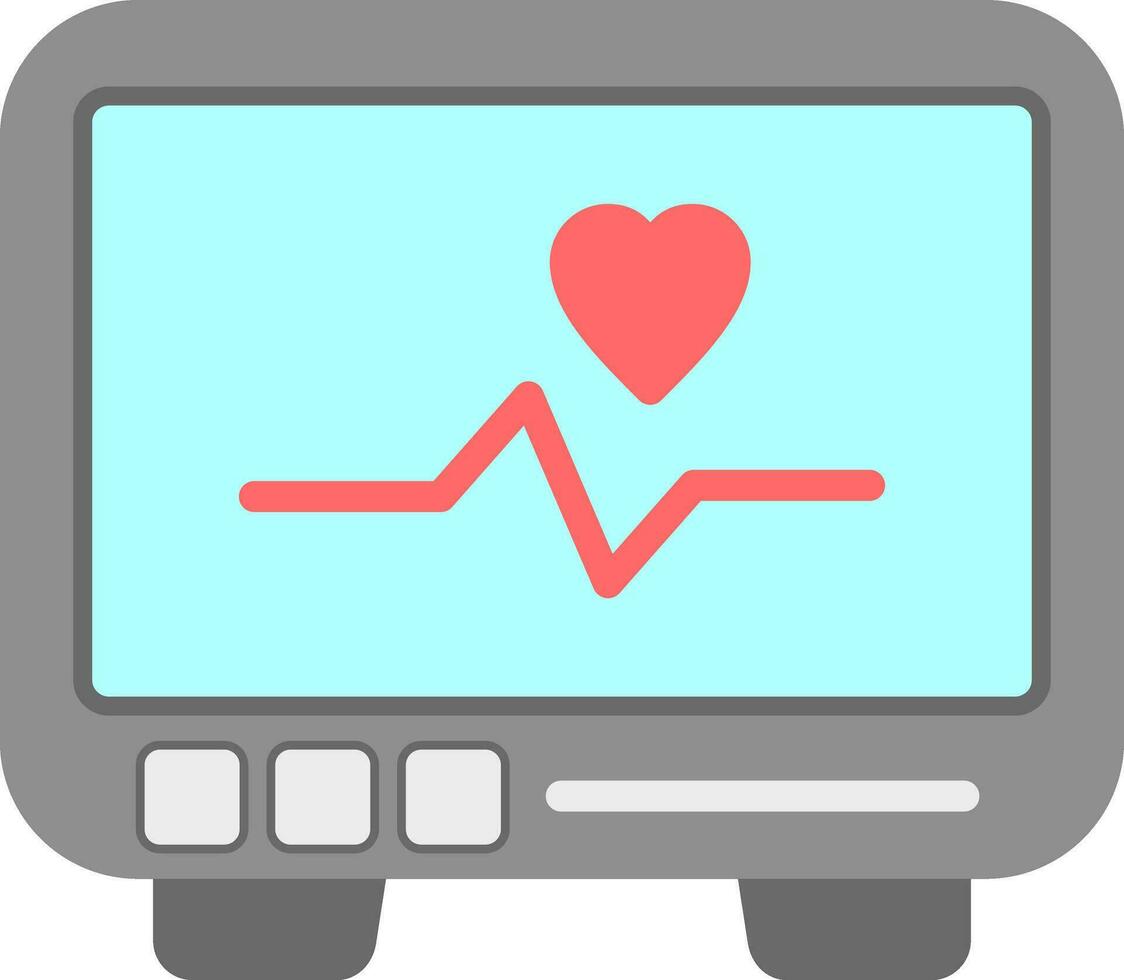 cardiogramme vecteur icône conception