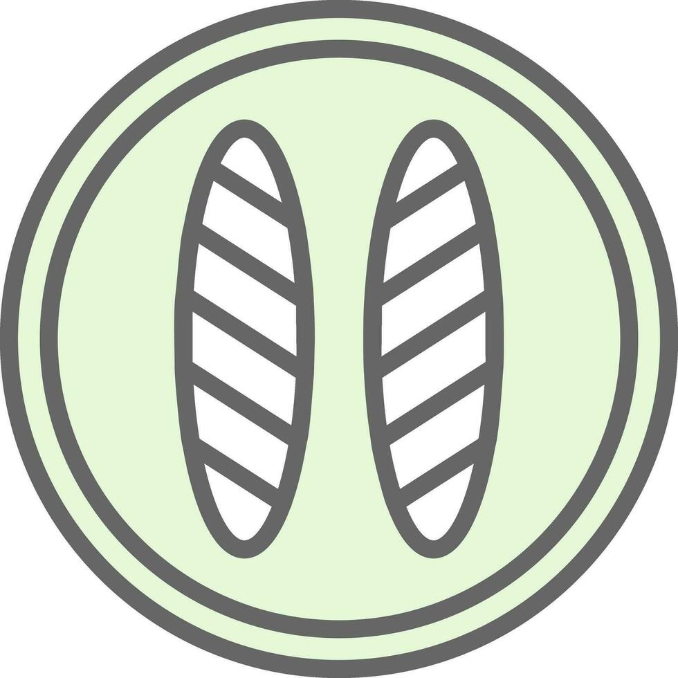 conception d'icône de vecteur de baguette