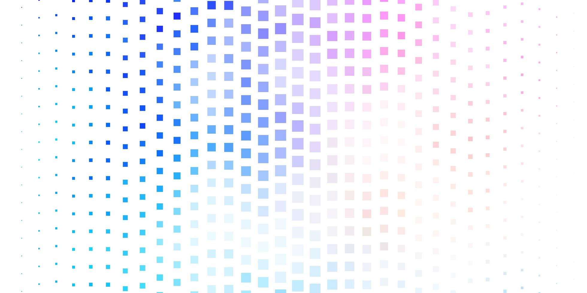 disposition vectorielle bleu rose clair avec des lignes rectangles illustration abstraite de dégradé avec motif de rectangles colorés pour les publicités vecteur