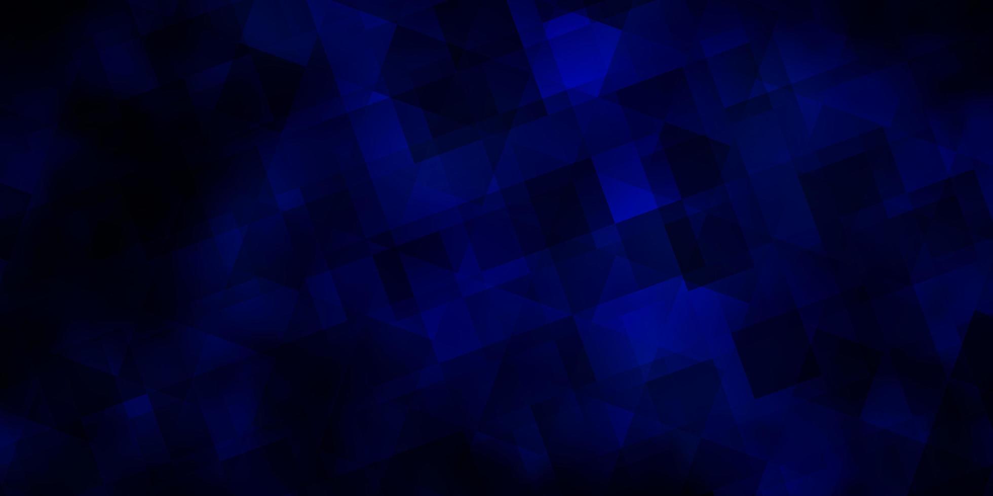 texture de vecteur bleu foncé avec un style triangulaire