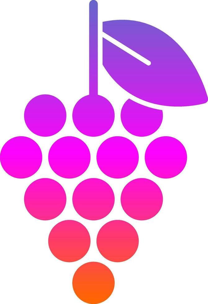 grain de raisin vecteur icône conception