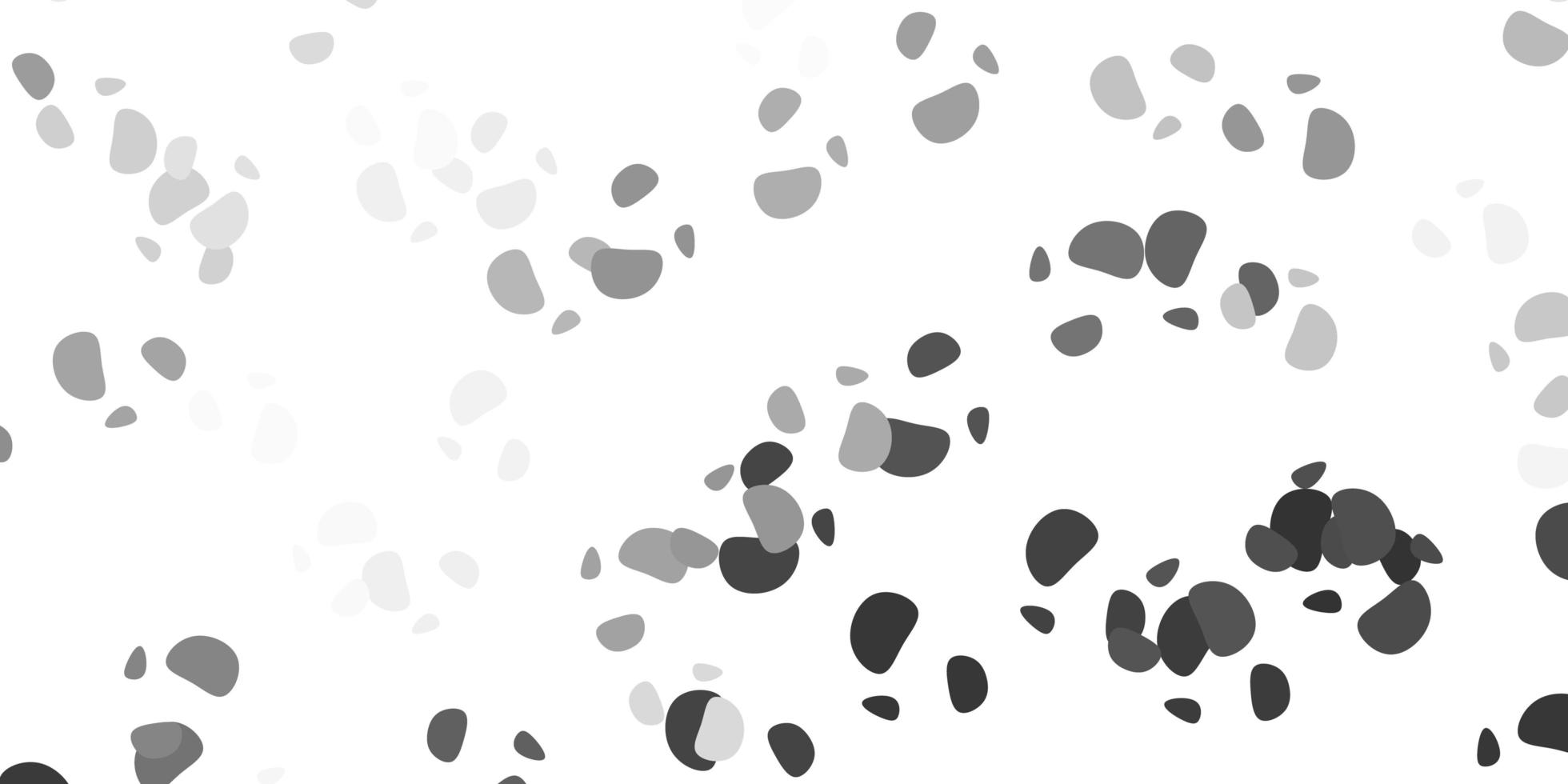 modèle vectoriel gris clair avec des formes abstraites