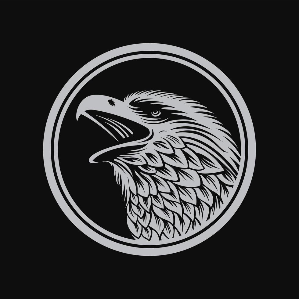 création de logo aigle vecteur