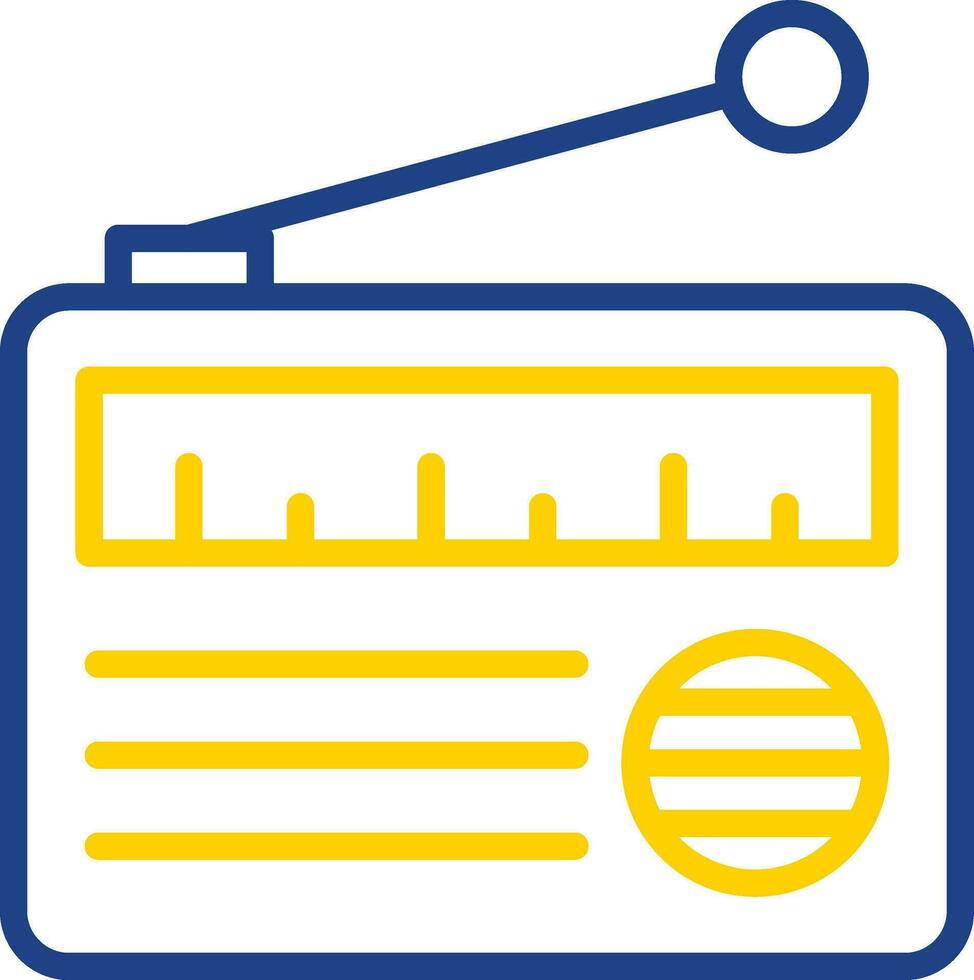 radio vecteur icône conception
