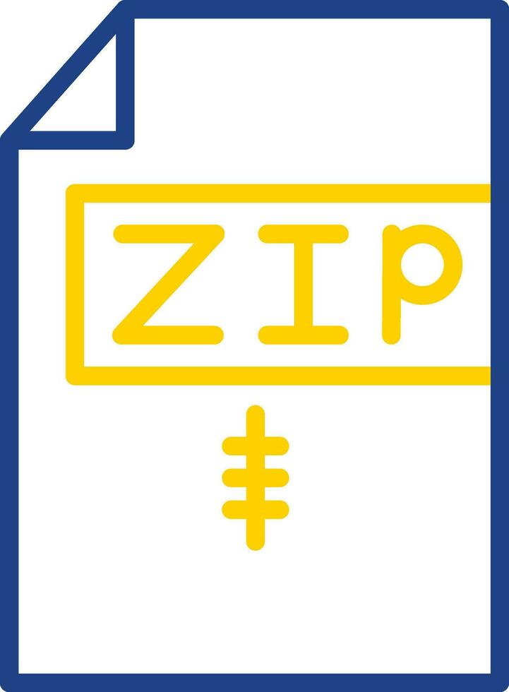 Zip *: français vecteur icône conception