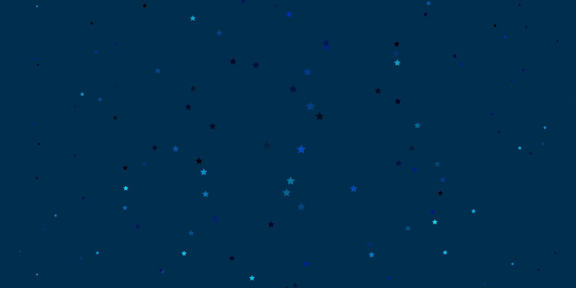 texture vecteur bleu foncé avec de belles étoiles illustration colorée dans un style abstrait avec un design d'étoiles dégradé pour la promotion de votre entreprise