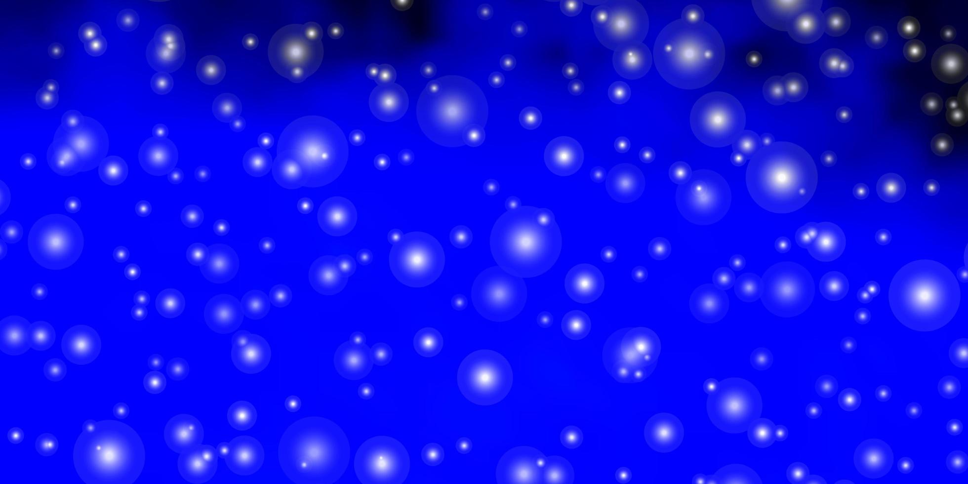 texture vectorielle bleu foncé avec de belles étoiles illustration décorative avec des étoiles sur un modèle de modèle abstrait pour les pages de destination des sites Web vecteur