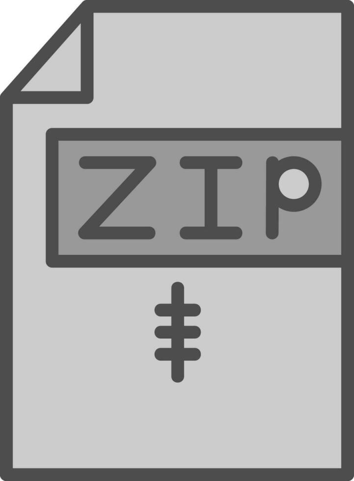 Zip *: français vecteur icône conception