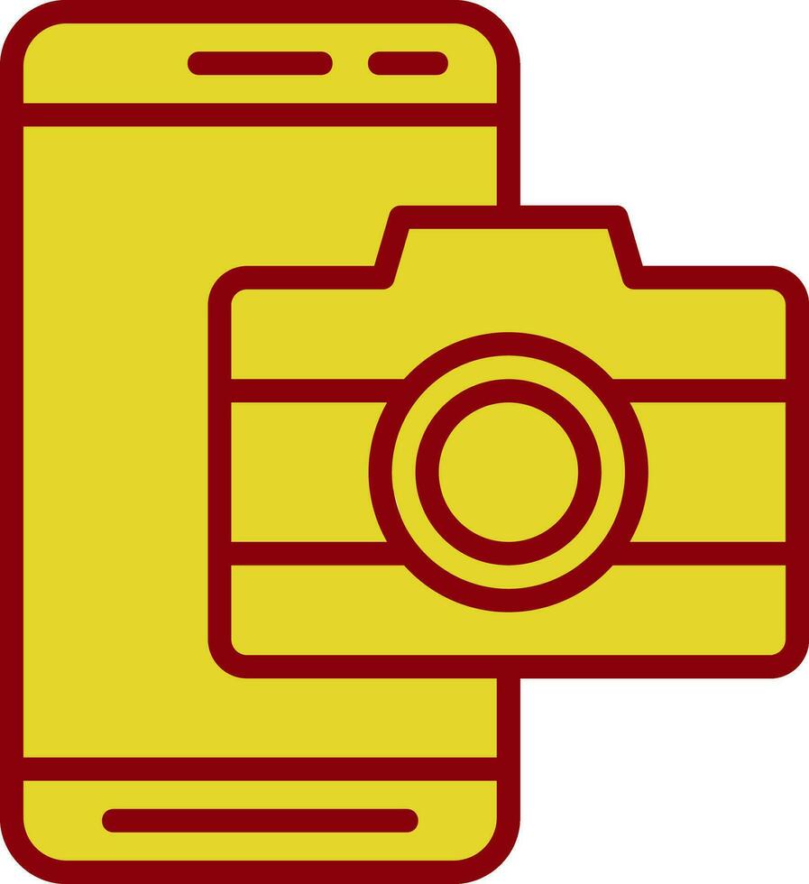 mobile caméra vecteur icône conception
