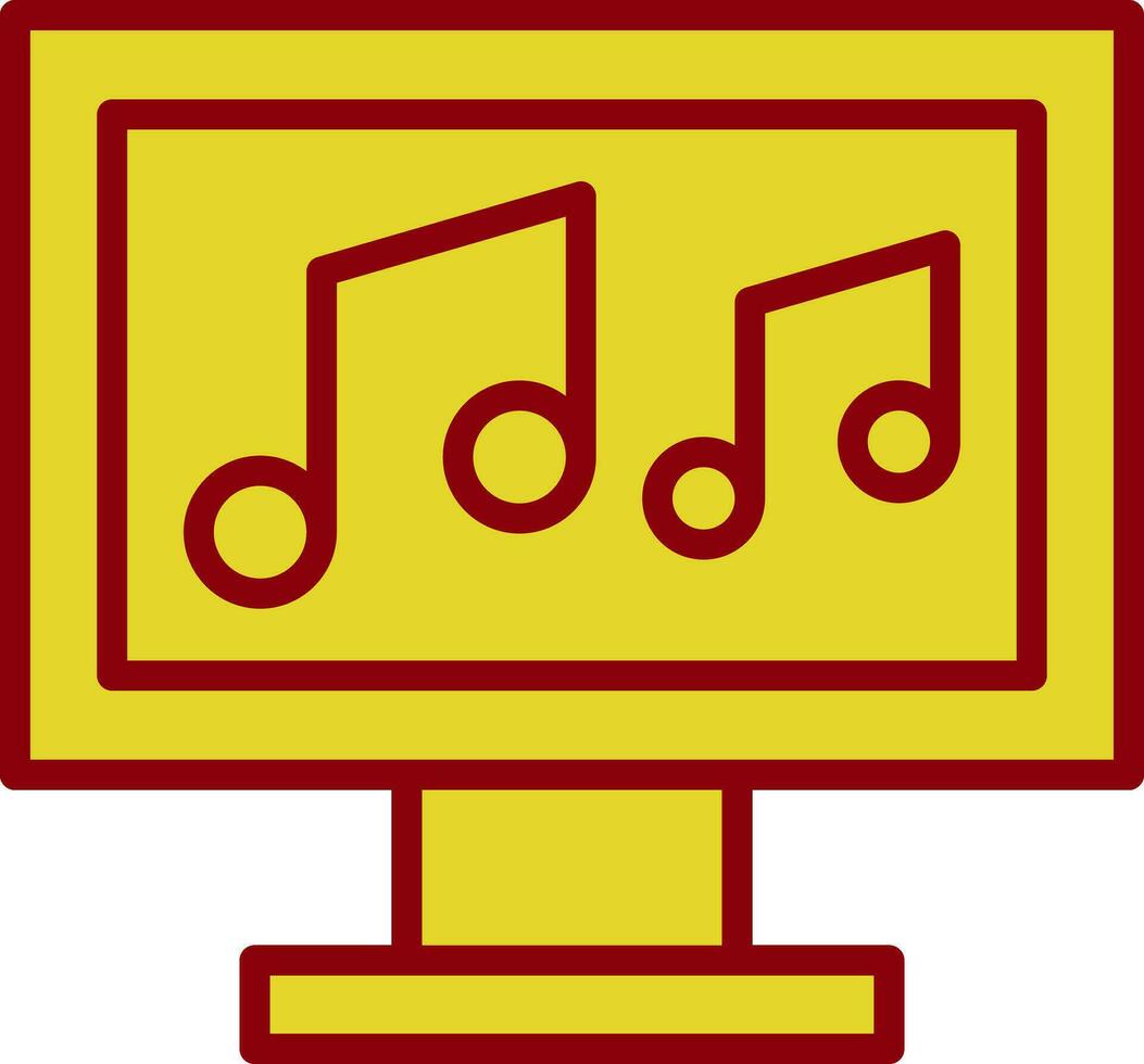 conception d'icône de vecteur de musique