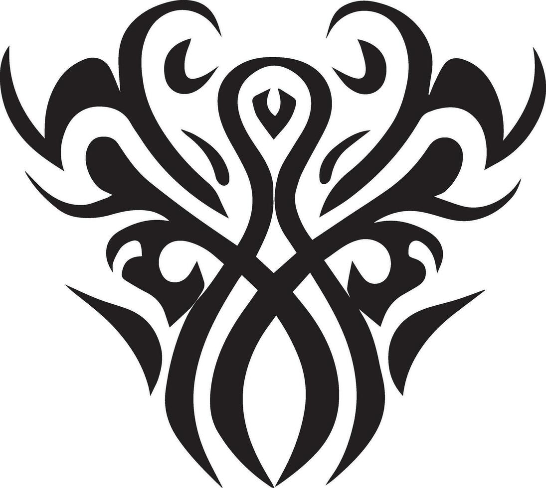 tribal tatouage conception vecteur illustration noir Couleur