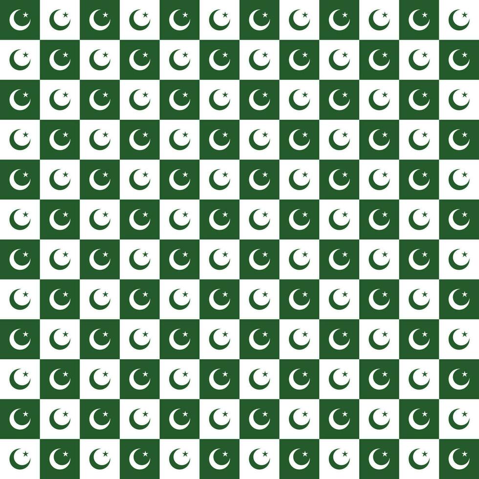 Pakistan drapeau Contexte modèle conception vecteur