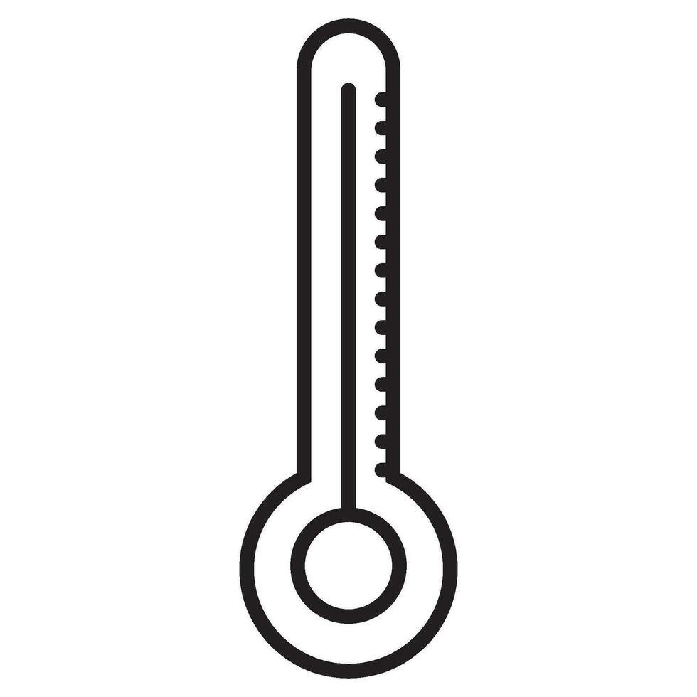 thermomètre icône vecteur