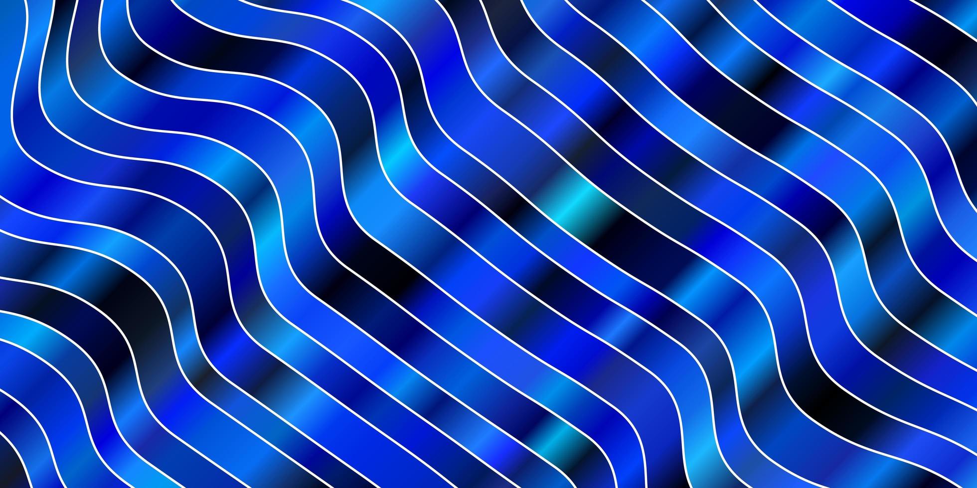toile de fond de vecteur bleu clair avec des courbes illustration abstraite avec motif de lignes de dégradé bandy pour les publicités publicitaires