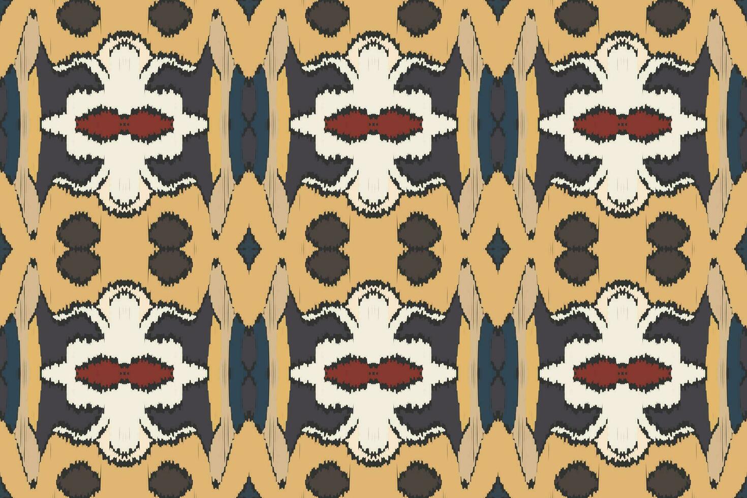 motif ikat floral paisley broderie Contexte. ikat floral géométrique ethnique Oriental modèle traditionnel.aztèque style abstrait vecteur illustration.design pour texture, tissu, vêtements, emballage, paréo.