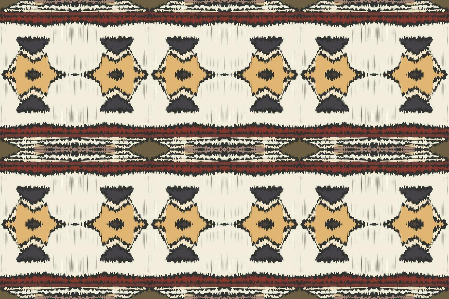 ikat paisley modèle broderie Contexte. ikat conception géométrique ethnique Oriental modèle traditionnel.aztèque style abstrait vecteur illustration.design pour texture, tissu, vêtements, emballage, paréo.