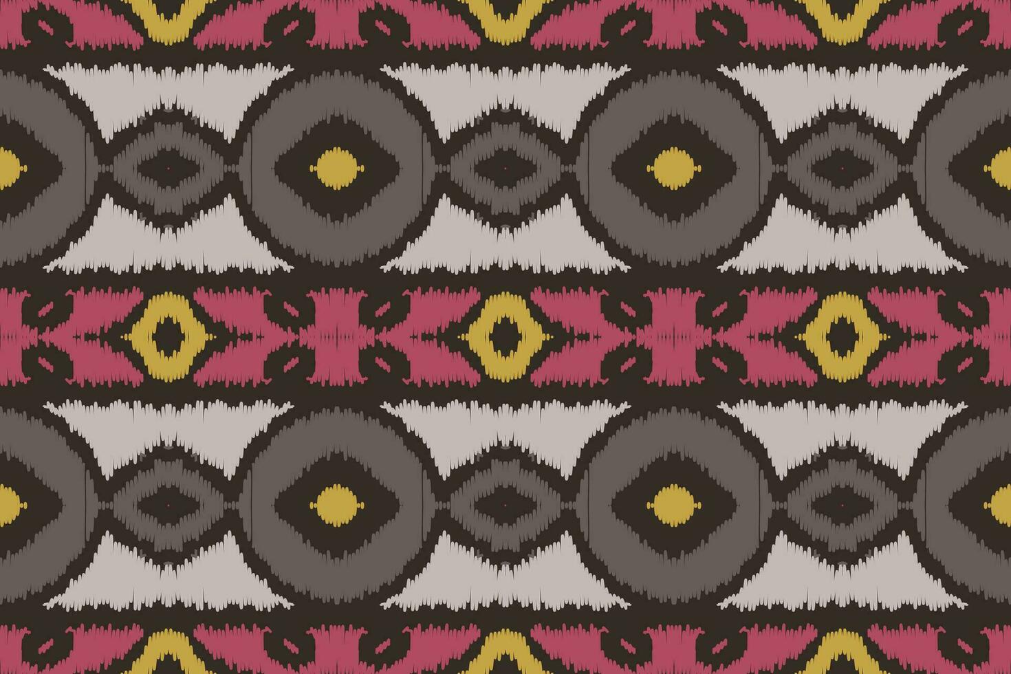 ikat en tissu paisley broderie Contexte. ikat aztèque géométrique ethnique Oriental modèle traditionnel. ikat aztèque style abstrait conception pour impression texture, tissu, sari, sari, tapis. vecteur