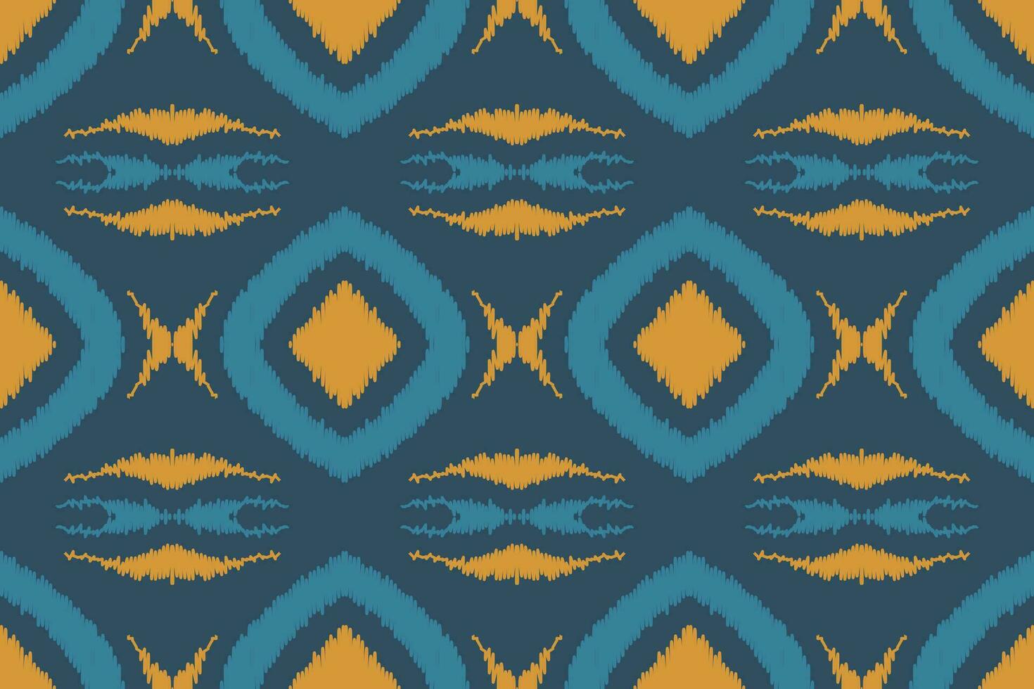 ikat en tissu paisley broderie Contexte. ikat Triangle géométrique ethnique Oriental modèle traditionnel.aztèque style abstrait vecteur illustration.design pour texture, tissu, vêtements, emballage, paréo.