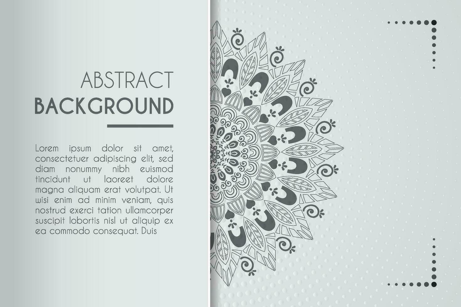 luxe ornemental mandala conception Contexte dans noir et blanc Couleur vecteur