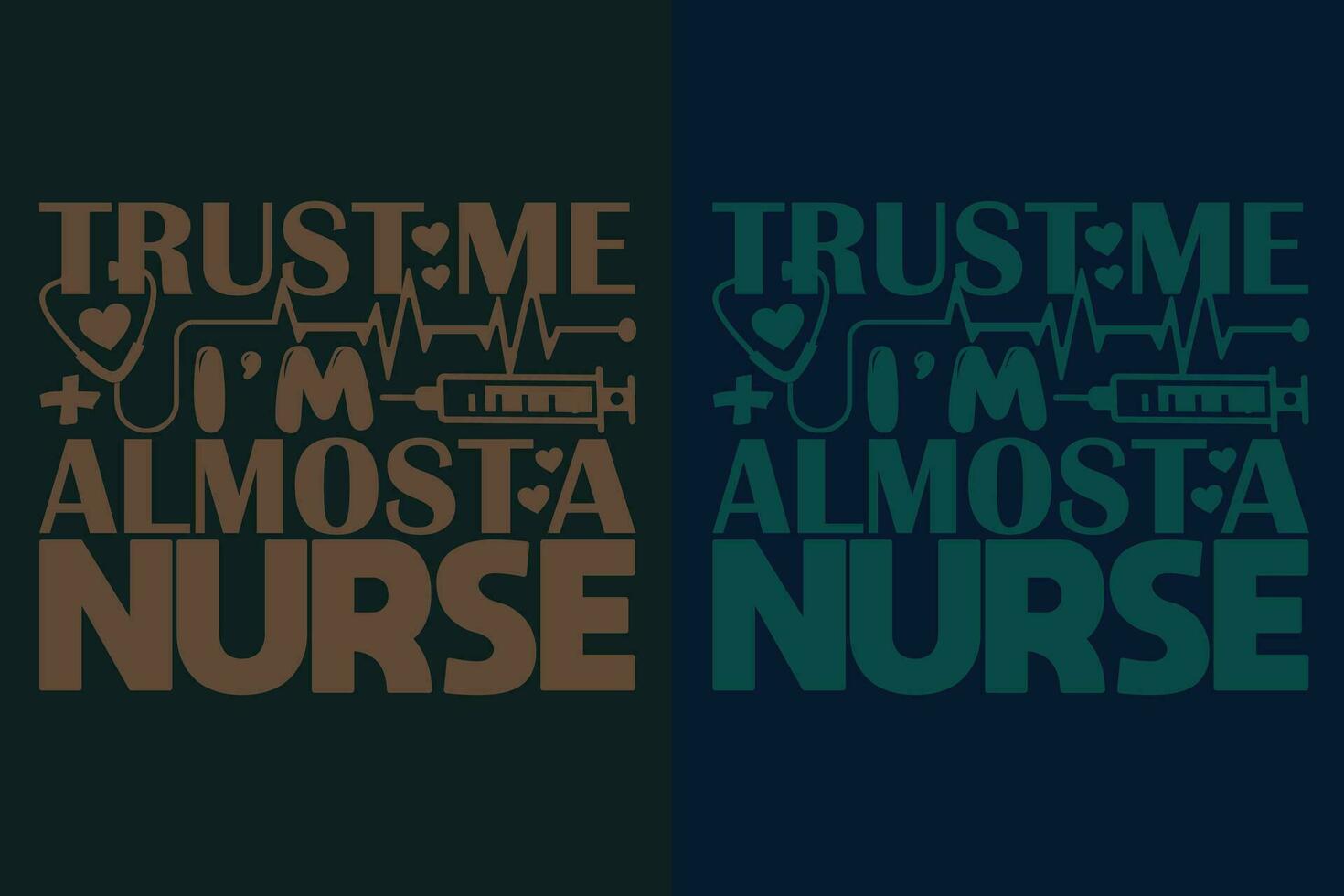 confiance moi je suis presque une infirmière, allaitement chemise, infirmière T-shirt, infirmière la vie chemise, cadeau pour infirmière, cadeau pour infirmière maman, infirmières cadeau, cadeau pour étudiant infirmière, futur infirmière T-shirt vecteur