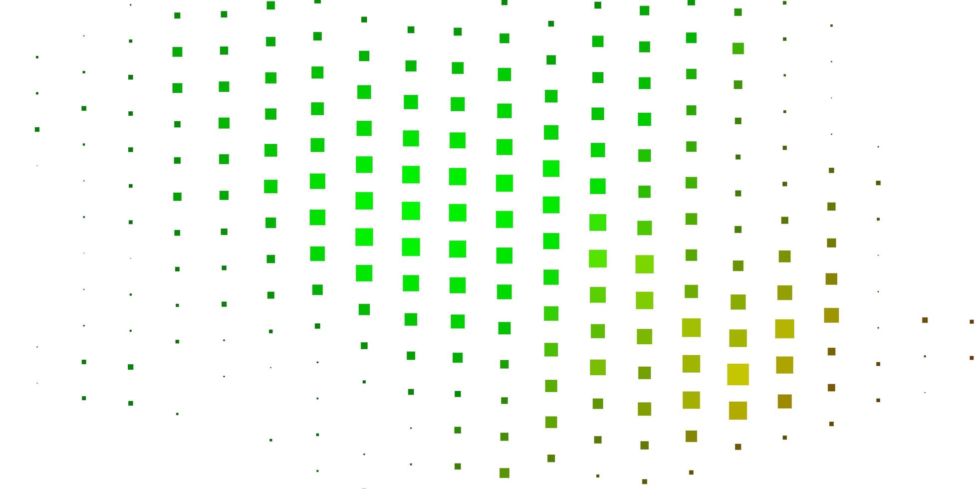 disposition vectorielle vert foncé avec des lignes rectangles illustration colorée avec des rectangles et des carrés dégradés pour les pages de destination des sites Web vecteur