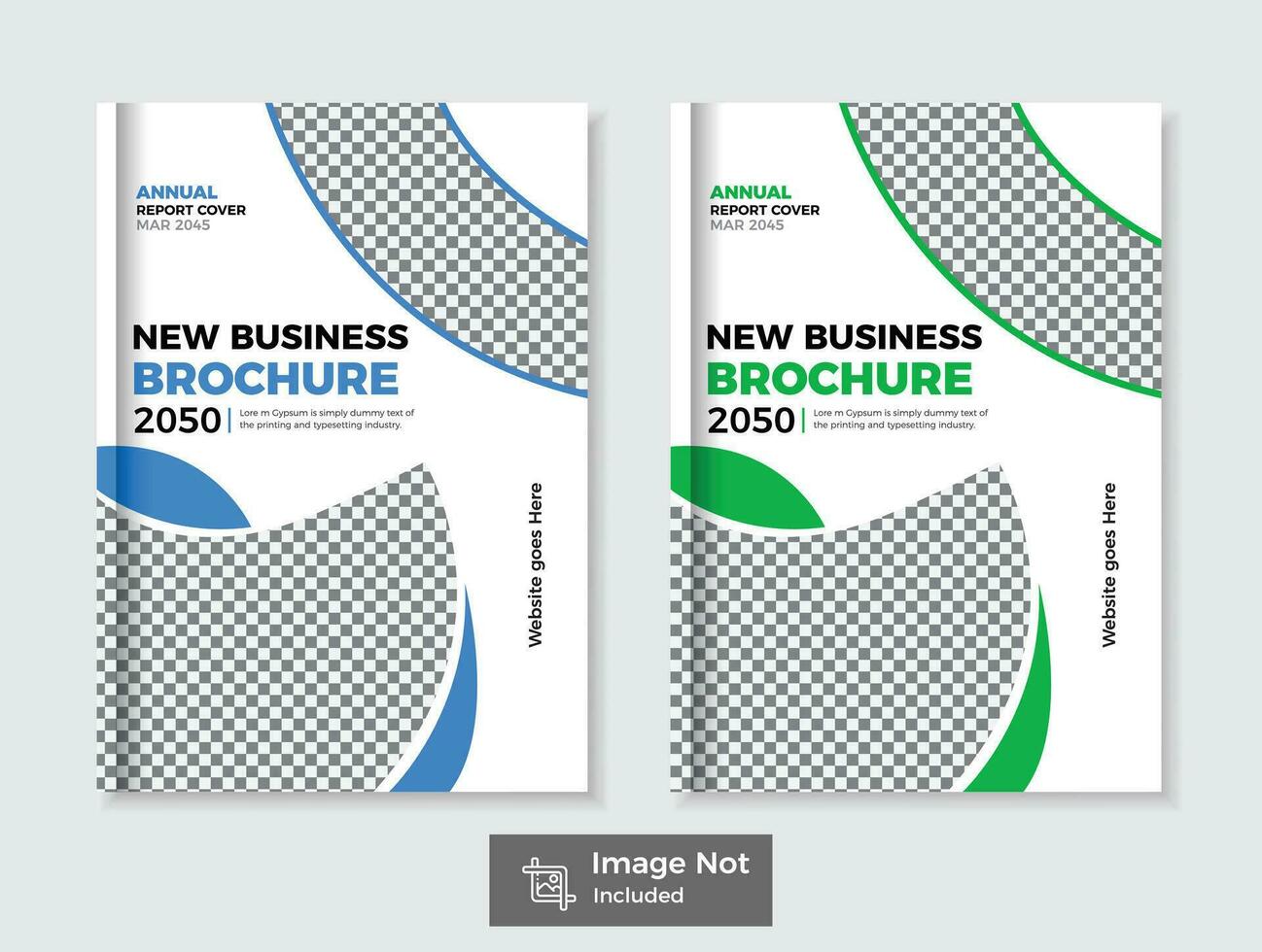 Créatif forme entreprise affaires brochure couverture conception modèle ou coloré affaires mégazine ou fichier couverture conception, annuel rapport couverture modèle 2050 vecteur