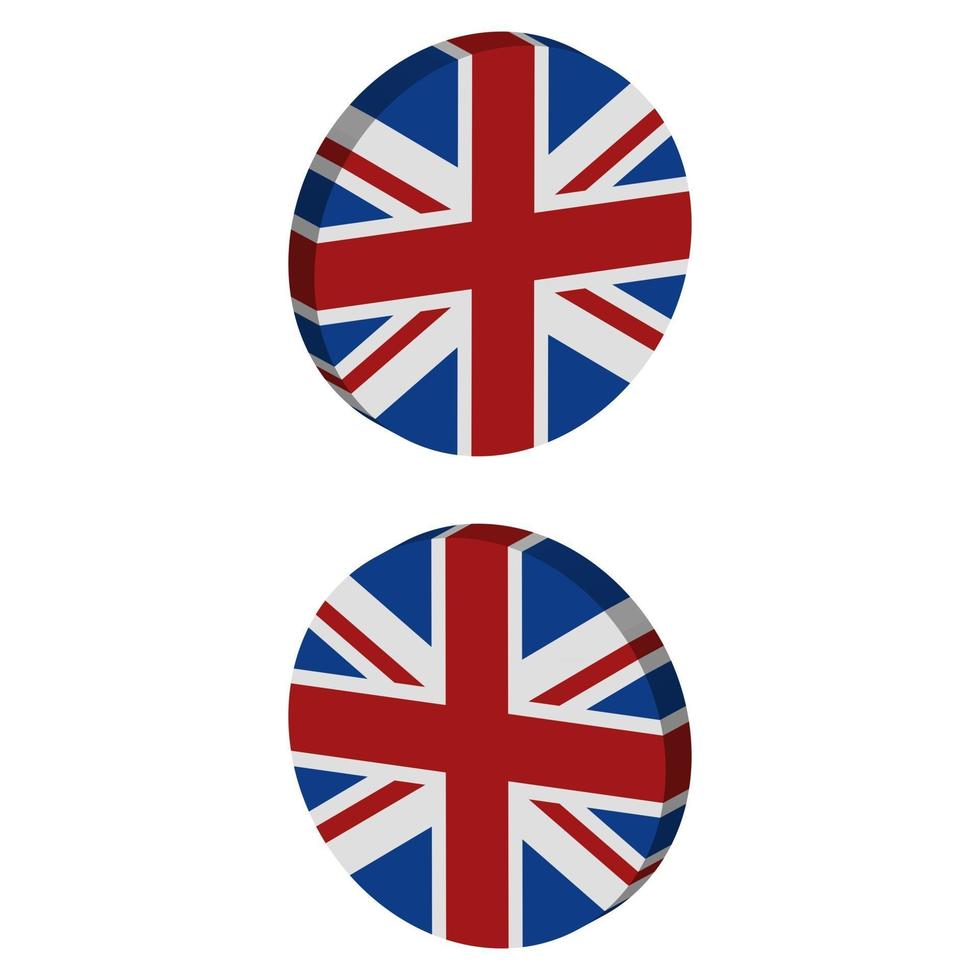 drapeau de la Grande-Bretagne sur fond vecteur