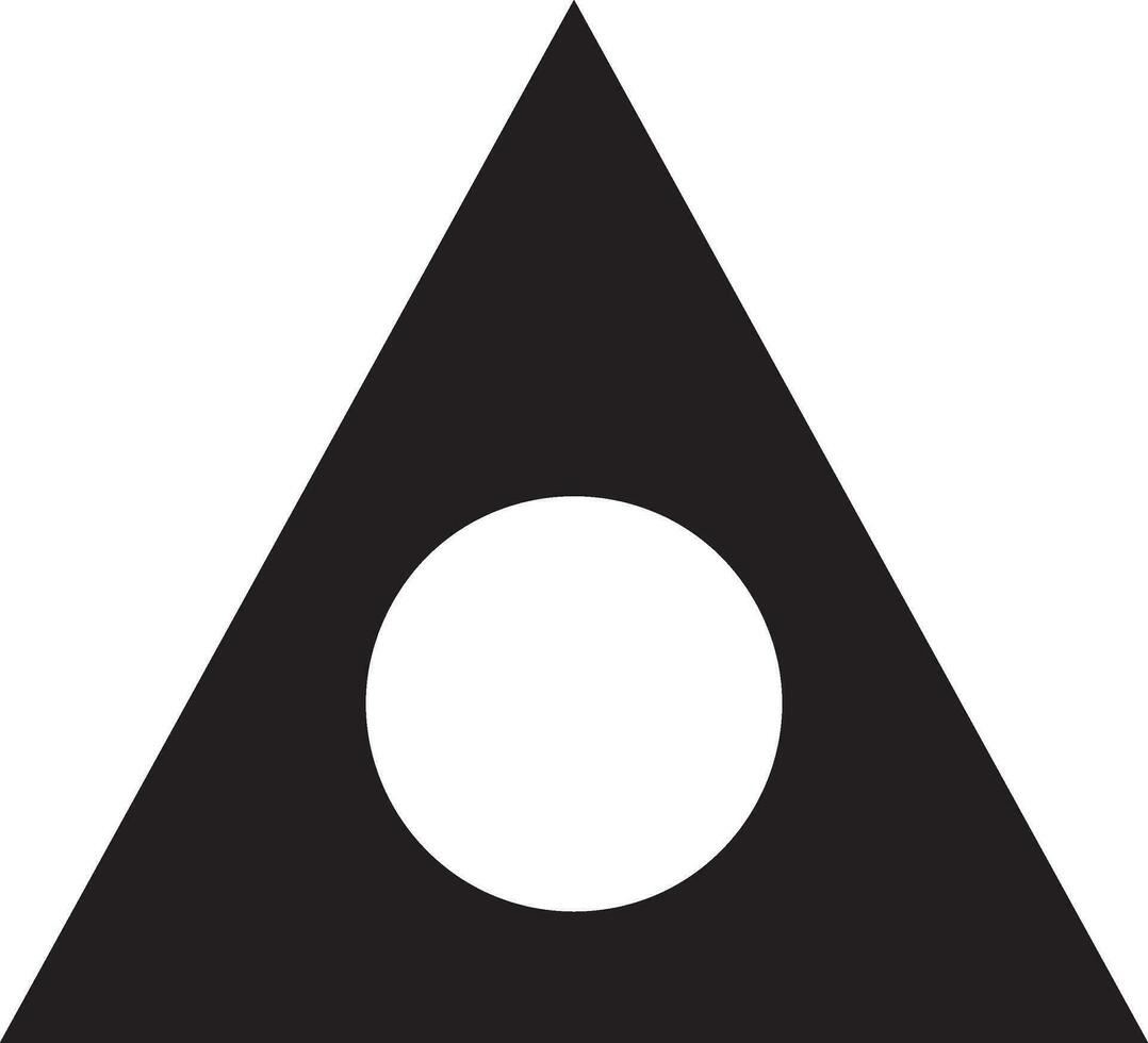 Triangle forme La Flèche noir contour icône conception graphique symbole élément sur png fichier transparent vecteur illustration