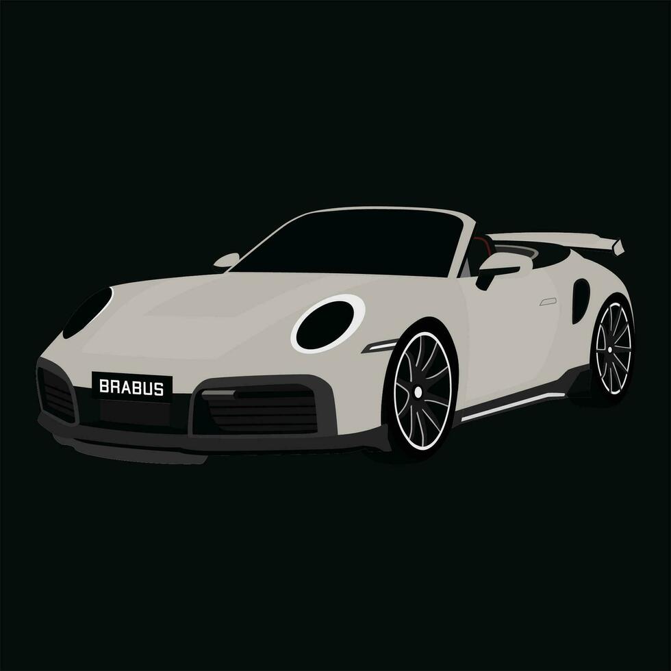 porsche 911 turbo s vecteur