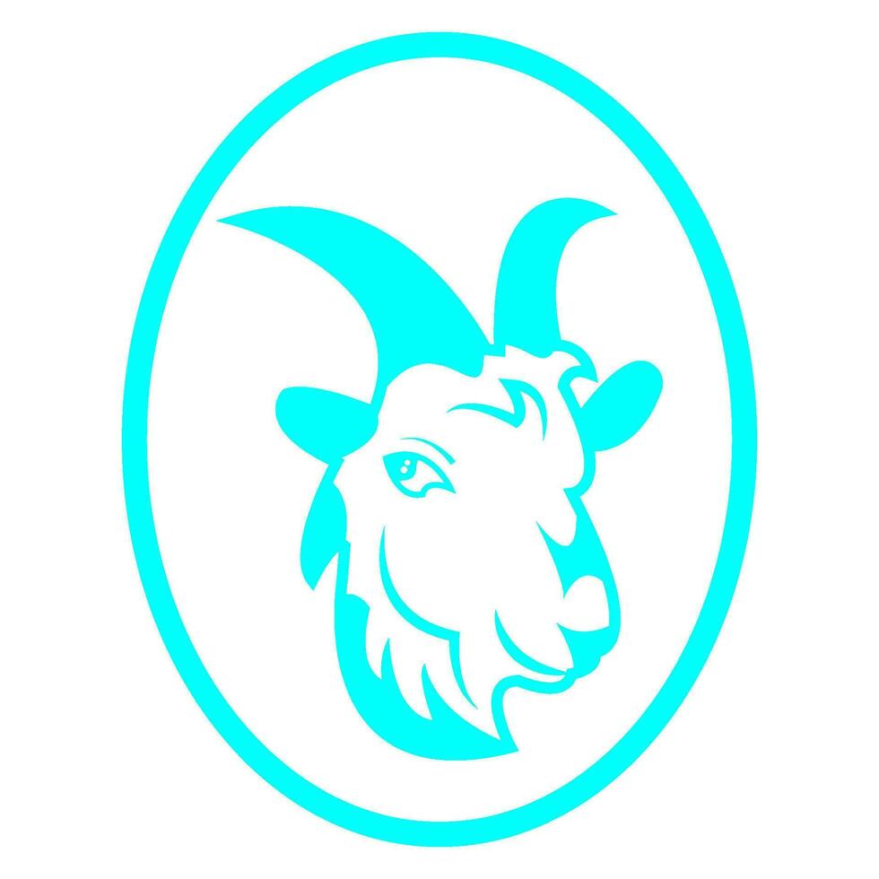 chèvre icône illustration vecteur