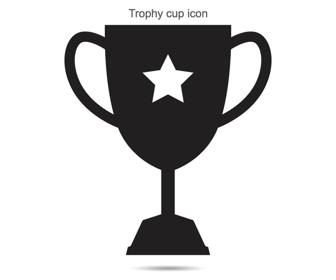 icône de la coupe du trophée vecteur