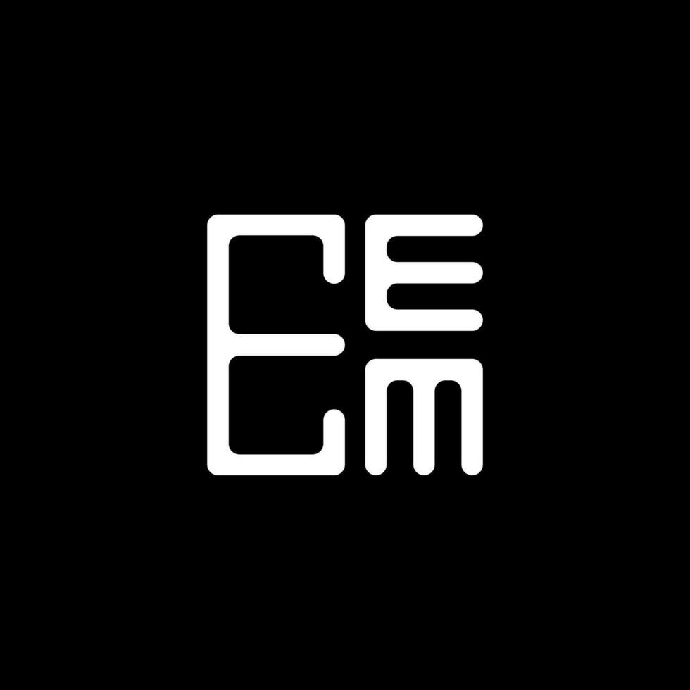 eem lettre logo Créatif conception avec vecteur graphique, eem Facile et moderne logo. eem luxueux alphabet conception