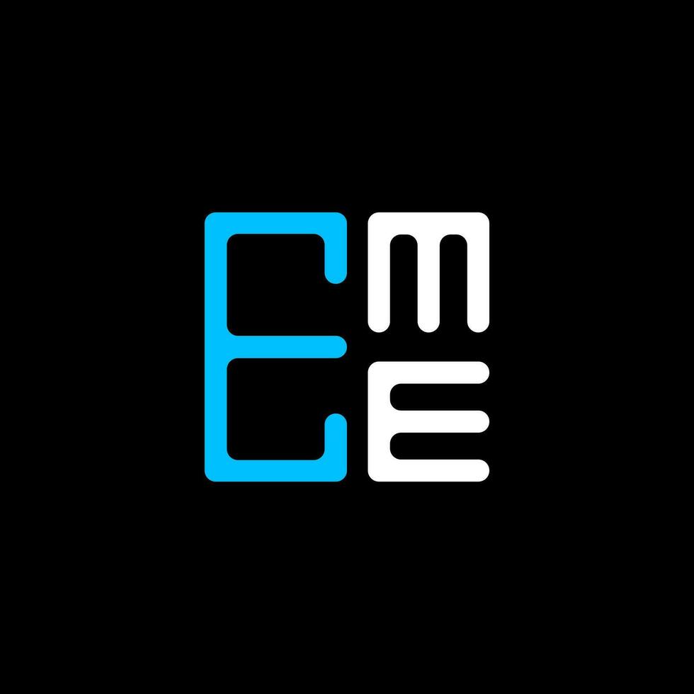 eme lettre logo Créatif conception avec vecteur graphique, eme Facile et moderne logo. eme luxueux alphabet conception