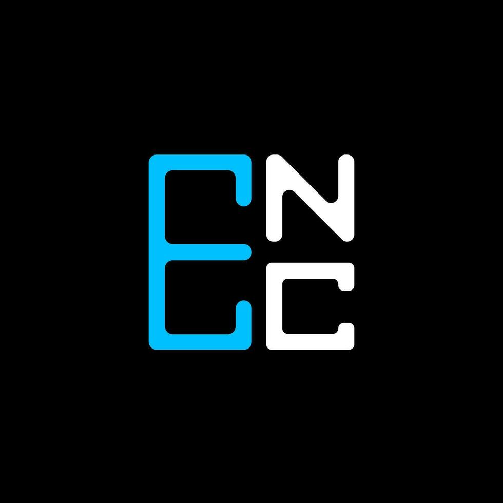 enc lettre logo Créatif conception avec vecteur graphique, enc Facile et moderne logo. enc luxueux alphabet conception