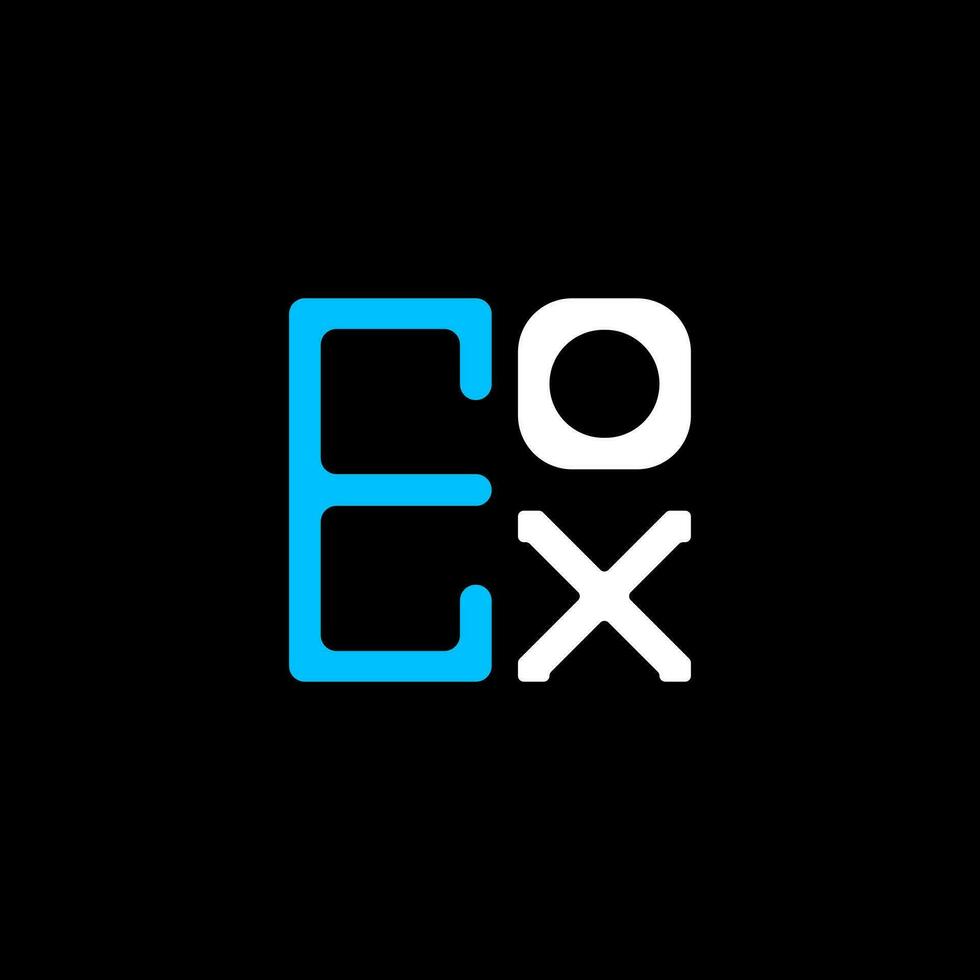 eox lettre logo Créatif conception avec vecteur graphique, eox Facile et moderne logo. eox luxueux alphabet conception