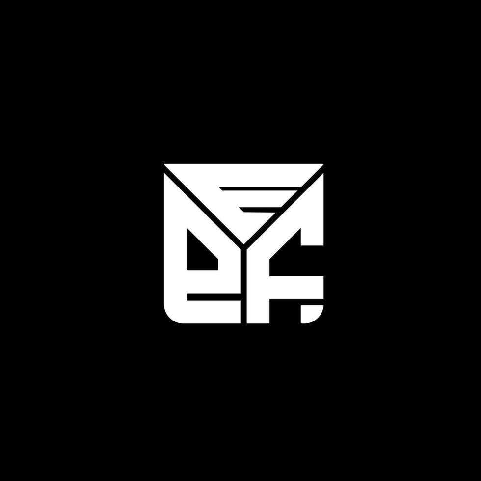 epf lettre logo Créatif conception avec vecteur graphique, epf Facile et moderne logo. epf luxueux alphabet conception