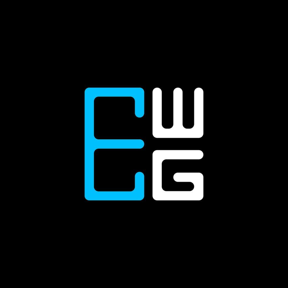 ewg lettre logo Créatif conception avec vecteur graphique, ewg Facile et moderne logo. ewg luxueux alphabet conception