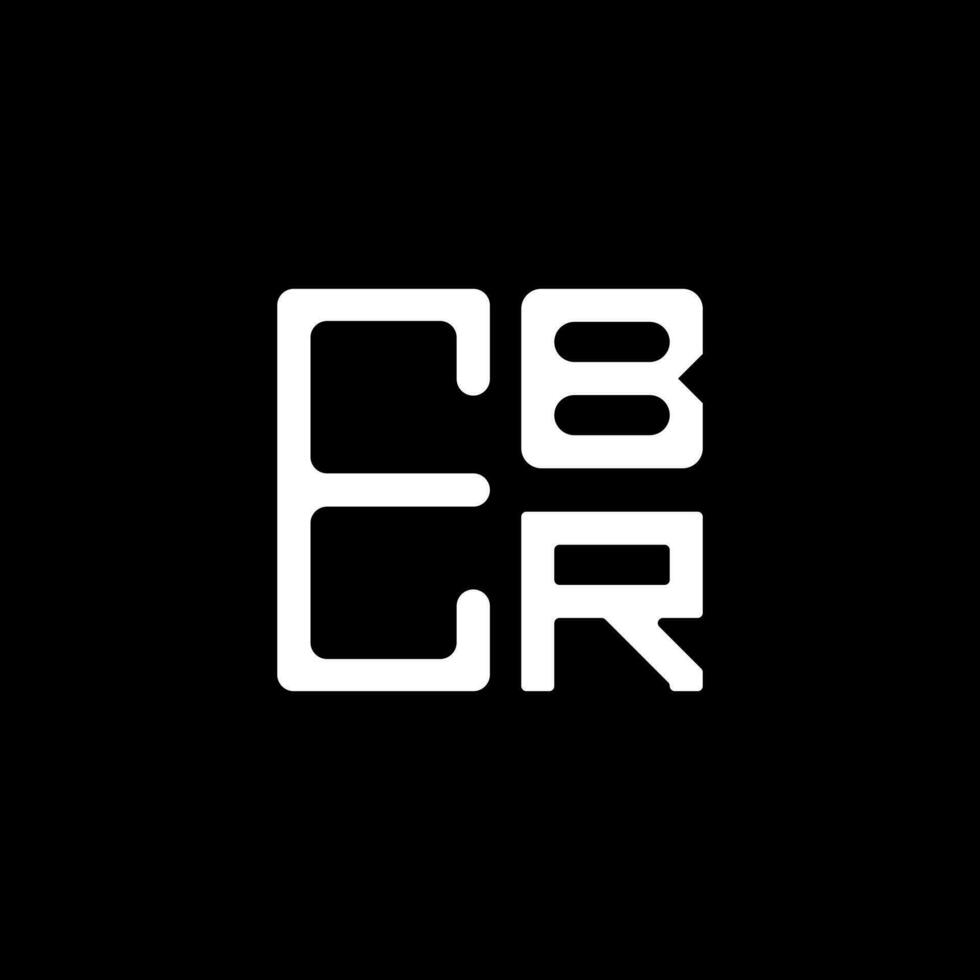 ebr lettre logo Créatif conception avec vecteur graphique, ebr Facile et moderne logo. ebr luxueux alphabet conception