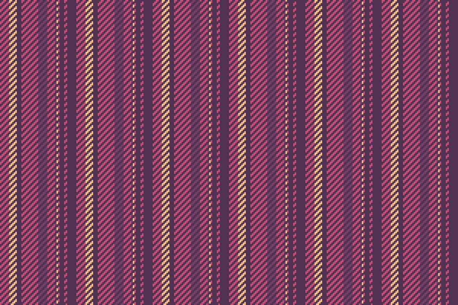 textile modèle Bande de texture verticale Contexte avec une lignes en tissu sans couture vecteur. vecteur