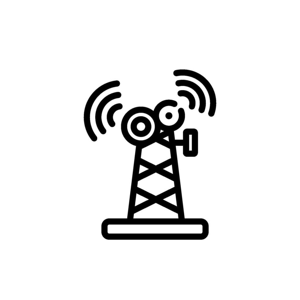 radio antenne signe symbole vecteur icône