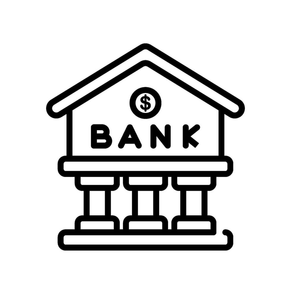 économie banque signe symbole vecteur