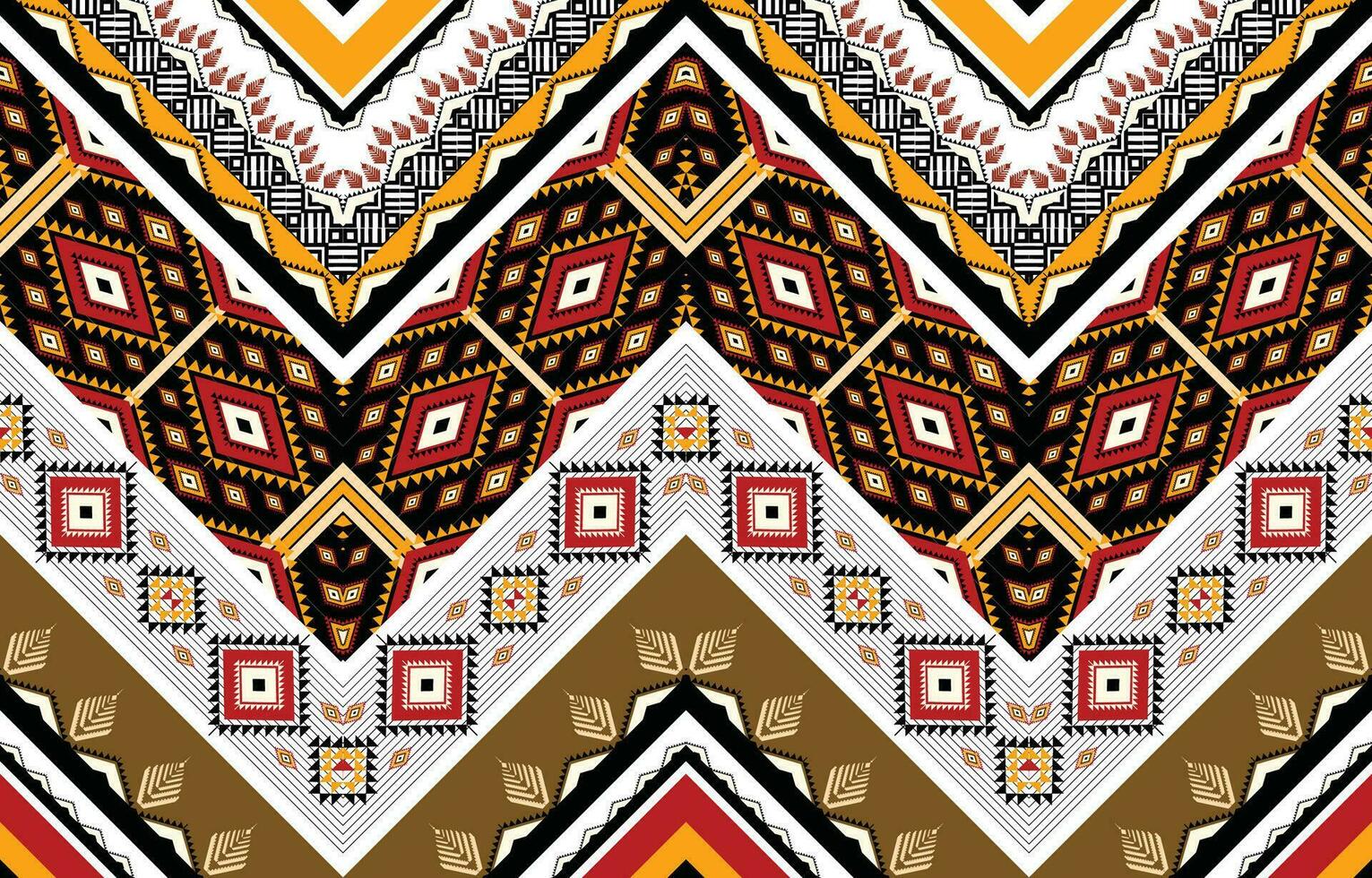 géométrique ethnique modèle. navajo, occidental, Américain, africain, aztèque motif, traditionnel style. conception pour arrière-plan, fond d'écran, vêtements, emballage, batique, tissu, carrelage, et impressions. vecteur illustration.
