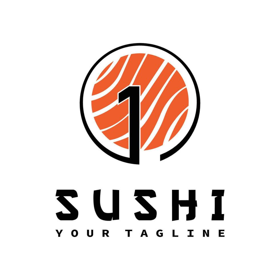 Sushi logo modèle vecteur icône pour Japonais nourriture illustration conception