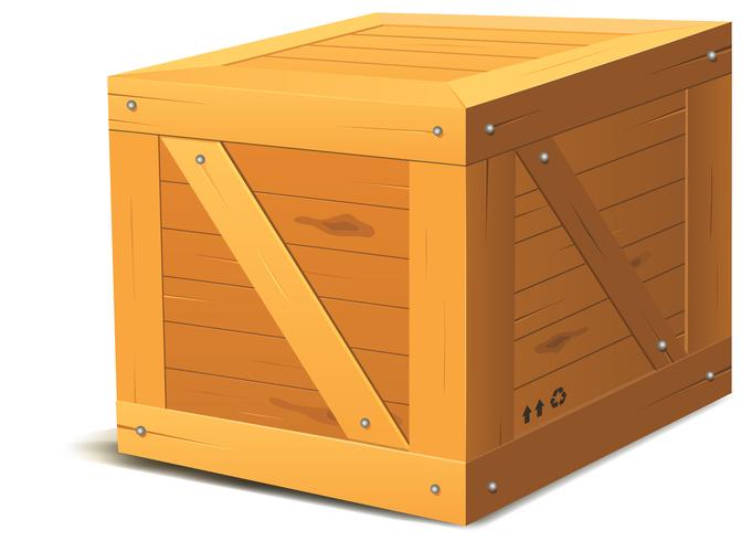 Caisse en bois 269032 Art vectoriel chez Vecteezy