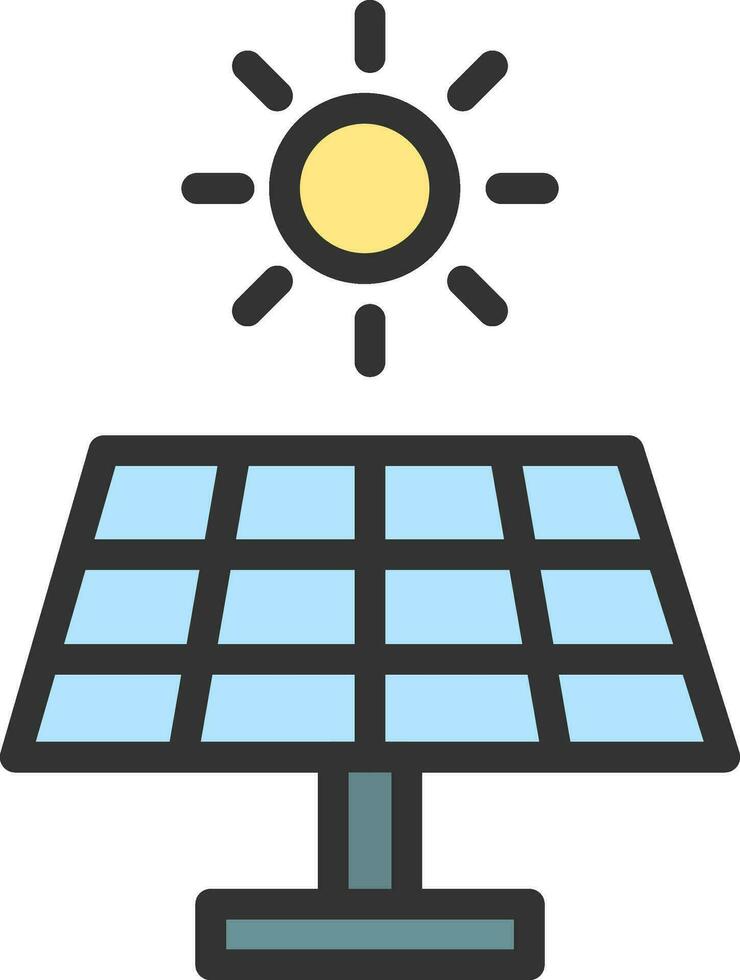 solaire panneau icône vecteur image. adapté pour mobile applications, la toile applications et impression médias.