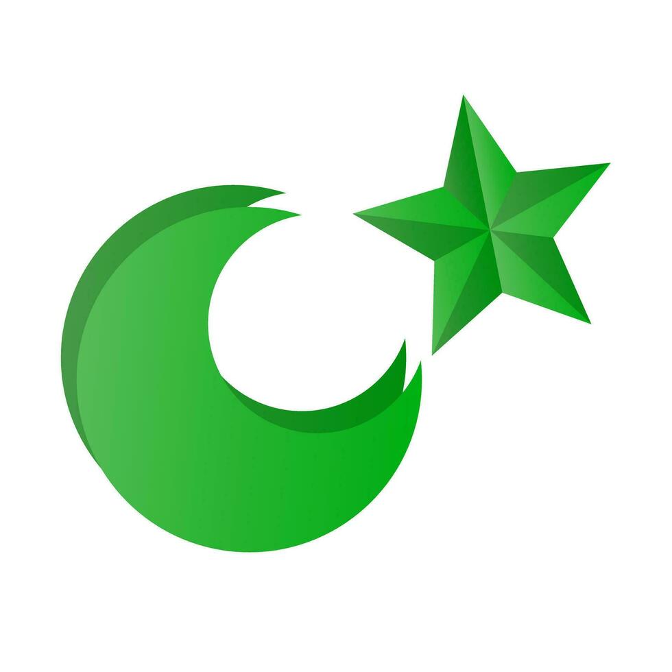 pakistanais islamique icône. Islam. vecteur. vecteur