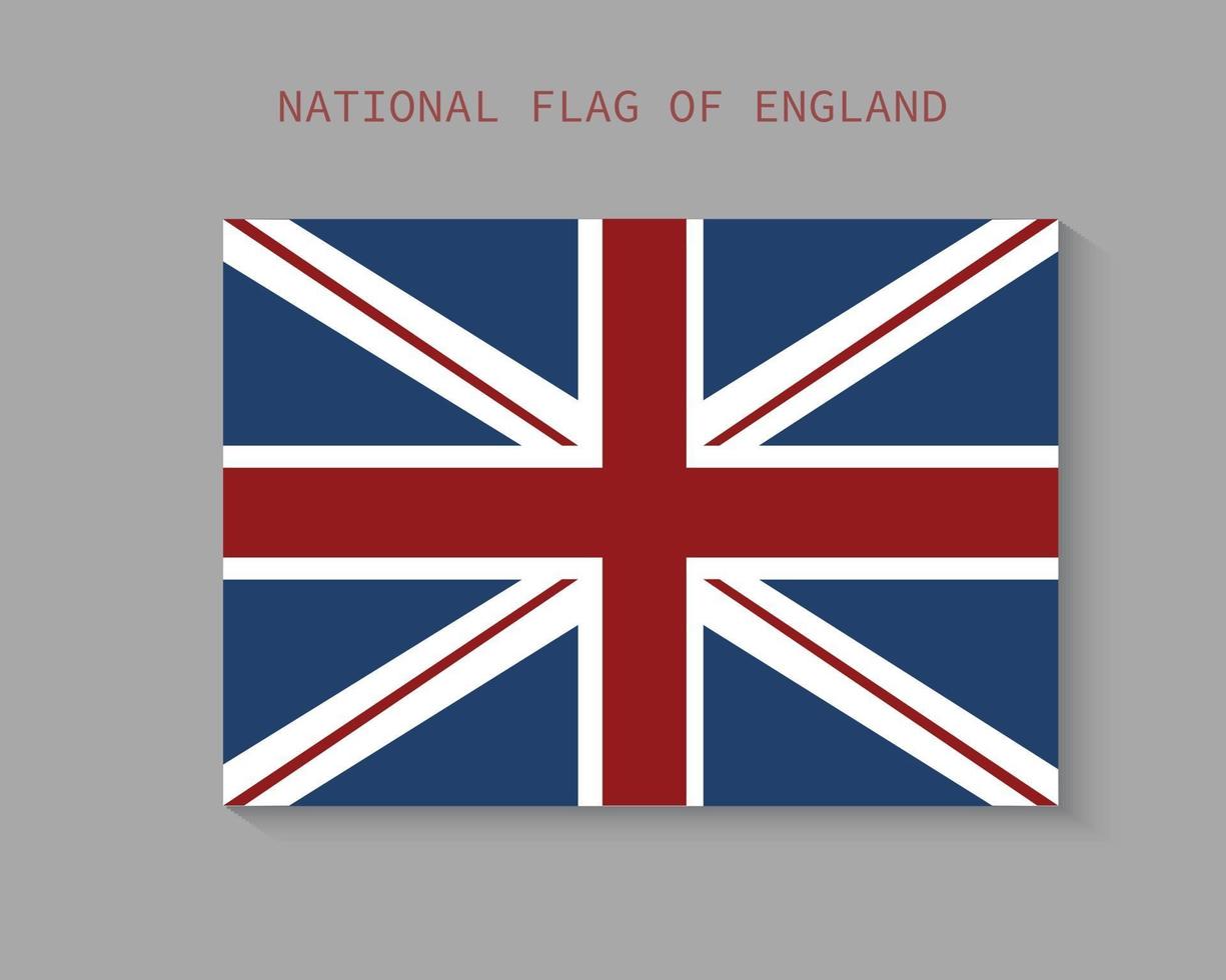 le drapeau national de la conception de vecteur angleterre