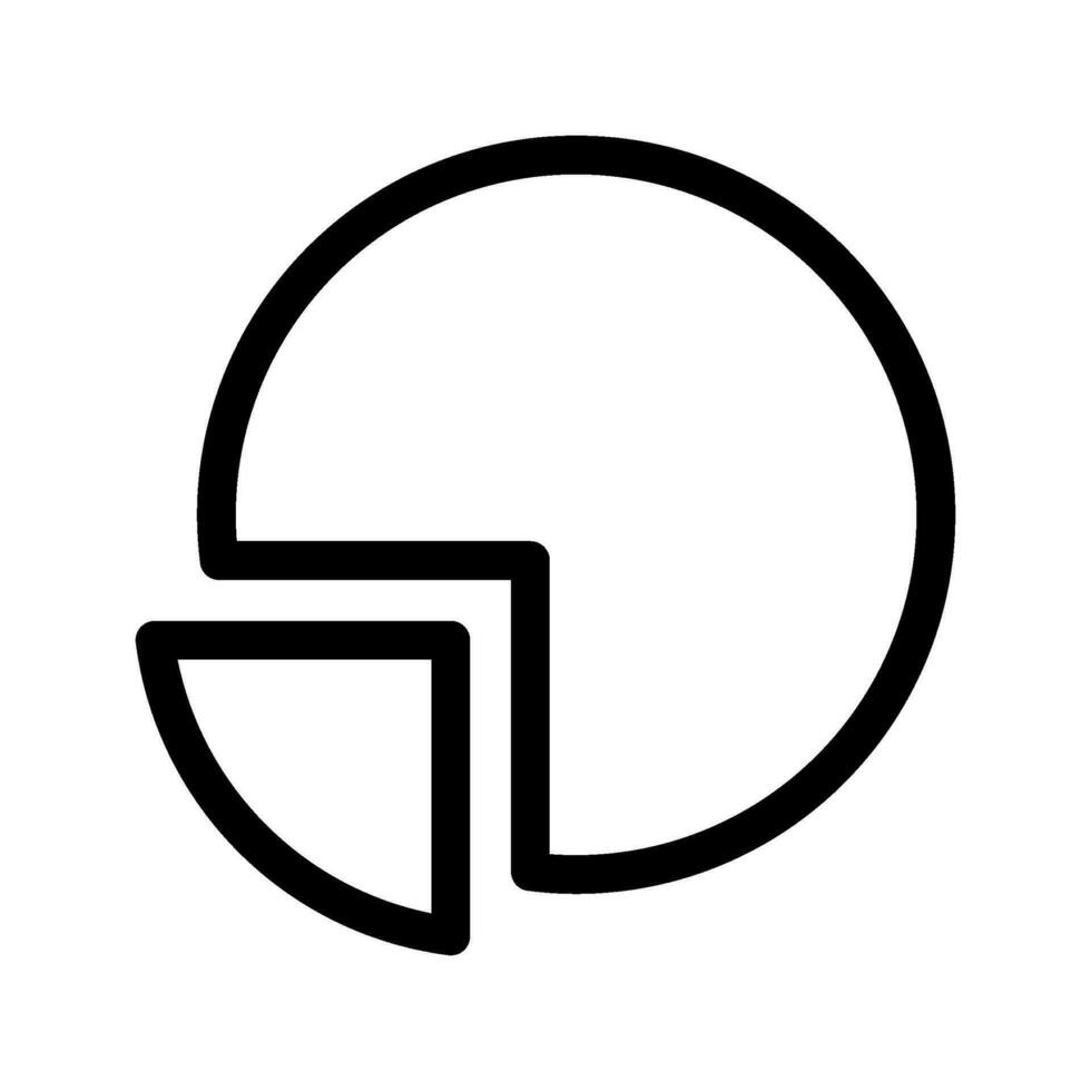 tarte graphique icône vecteur symbole conception illustration