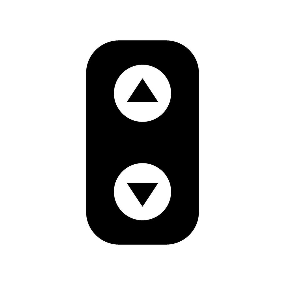 ascenseur boutons icône vecteur symbole conception illustration