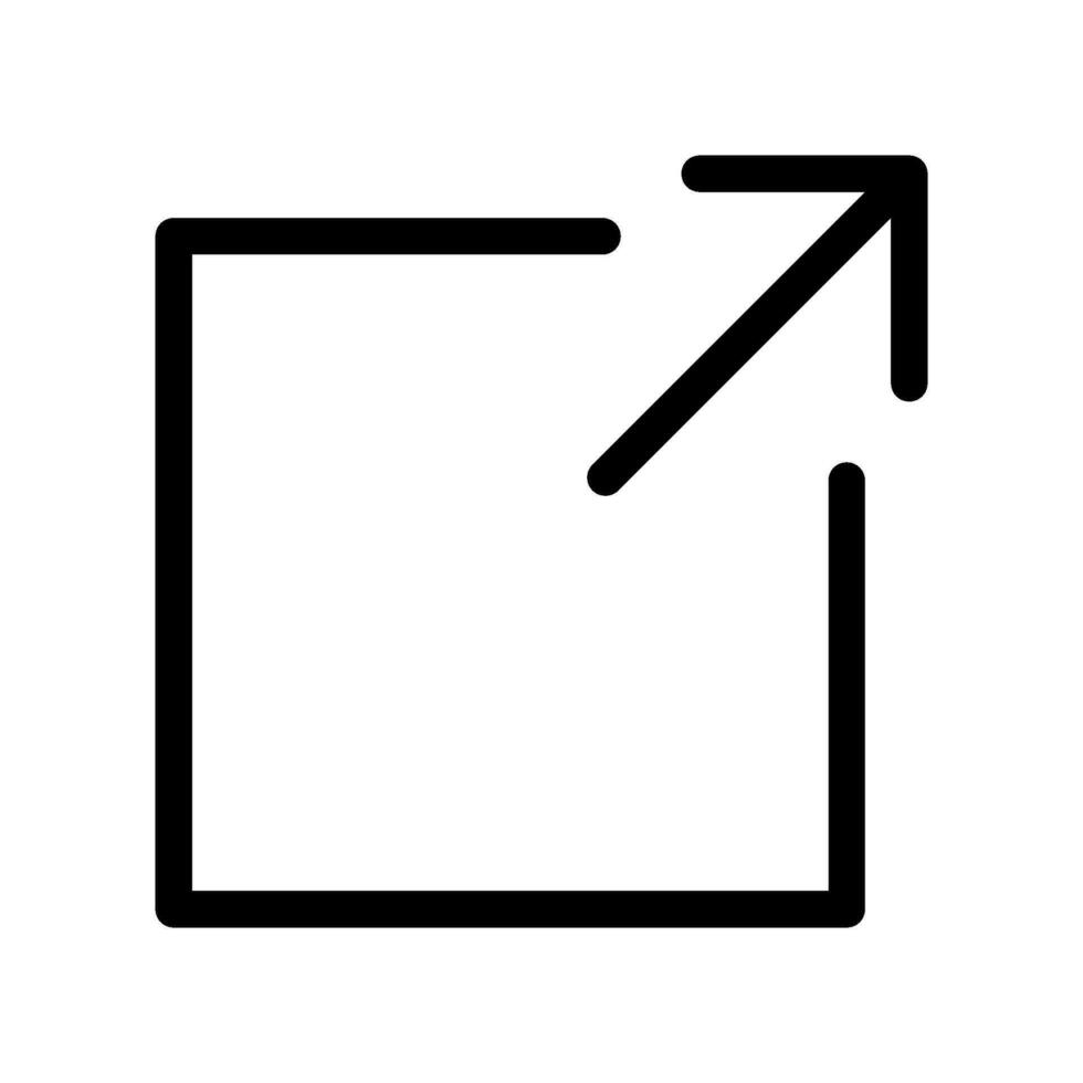 ouvert icône vecteur symbole conception illustration